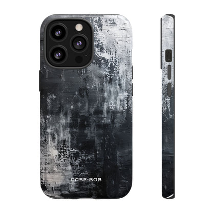 Texturiertes Blackscape iPhone 13 Pro Case - Tough