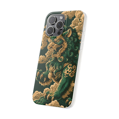 Imperial Guardian Lion · Lite Phone Case for iPhone ·  Green