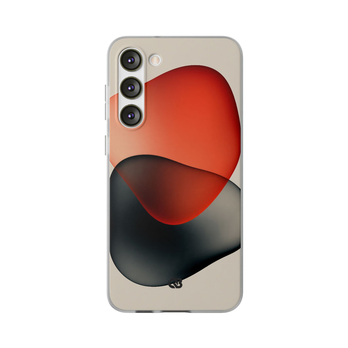 Translucent Crimson Form · Lite Phone Case for Samsung · Red