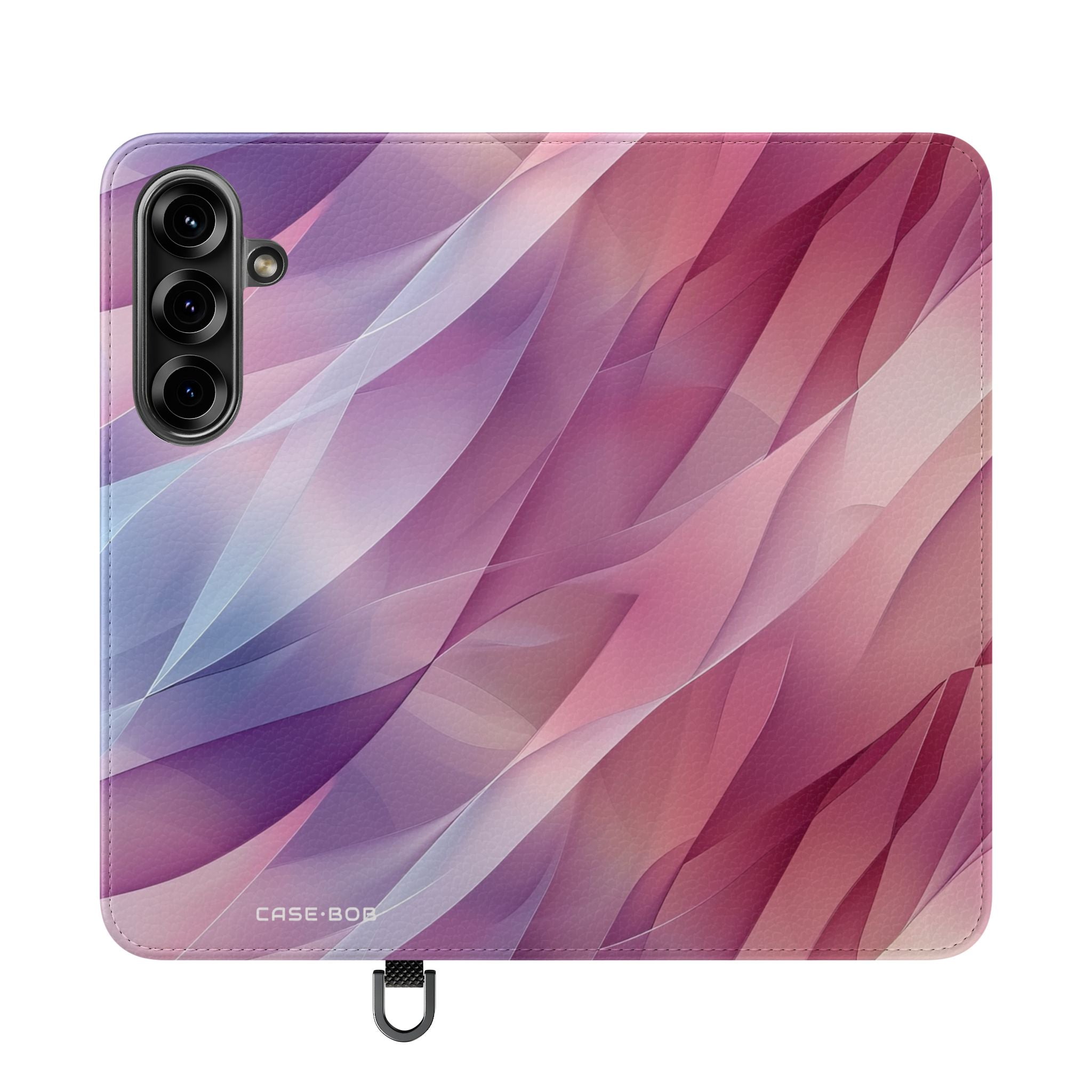 Pink Leafwave - Samsung S25 Case - Wallet