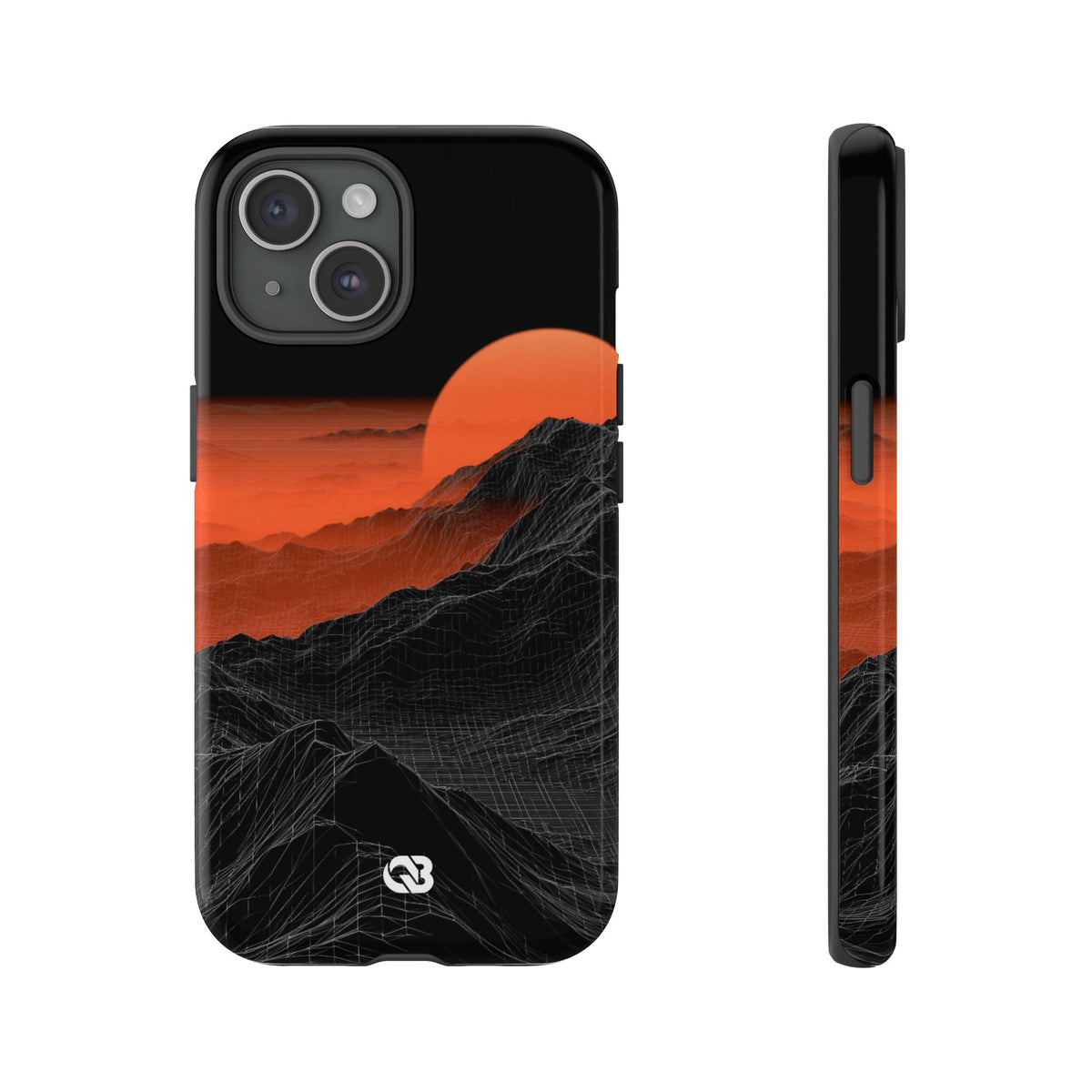 Solar Ridge Mesh · Tough Phone Case for iPhone · Black