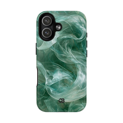 Translucent Aqua Flow · Tough 2.0 Magnetic Phone Case for iPhone · Teal