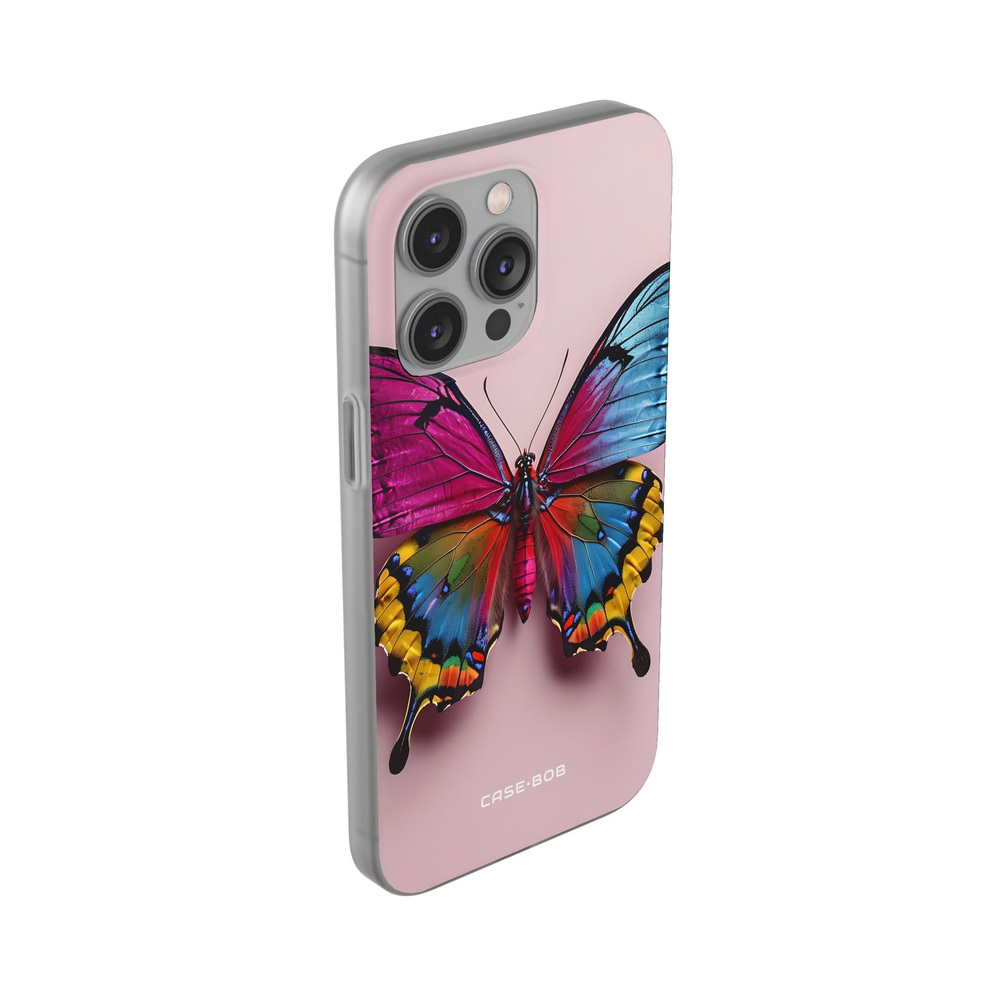 Vivid Butterfly iPhone 14 Pro Max Case - Soft