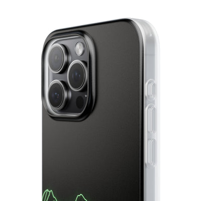 Nordic Mountain Contour · Lite Phone Case for iPhone ·  Black