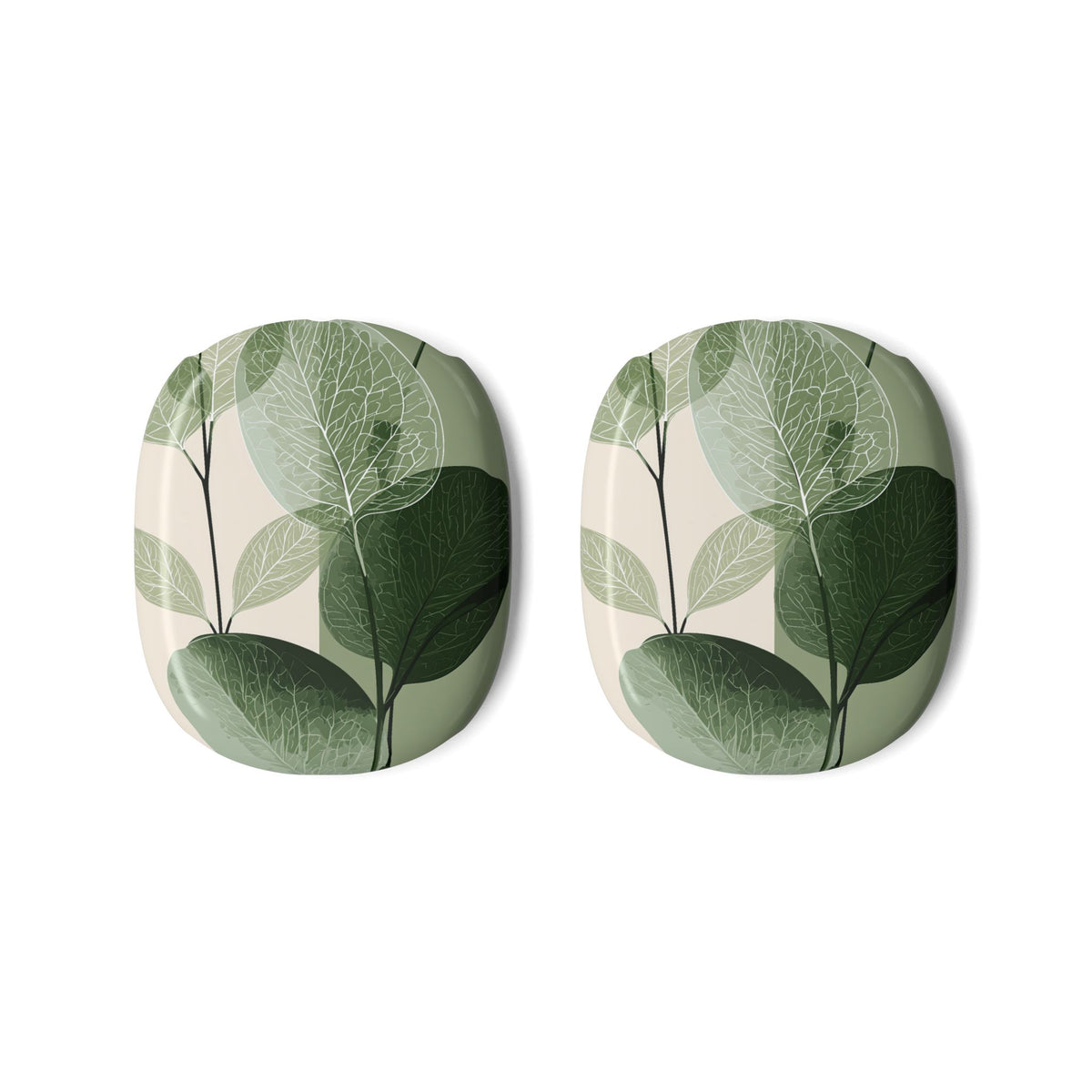 Layered Eucalyptus Study · Hard Case for AirPods Max · Green