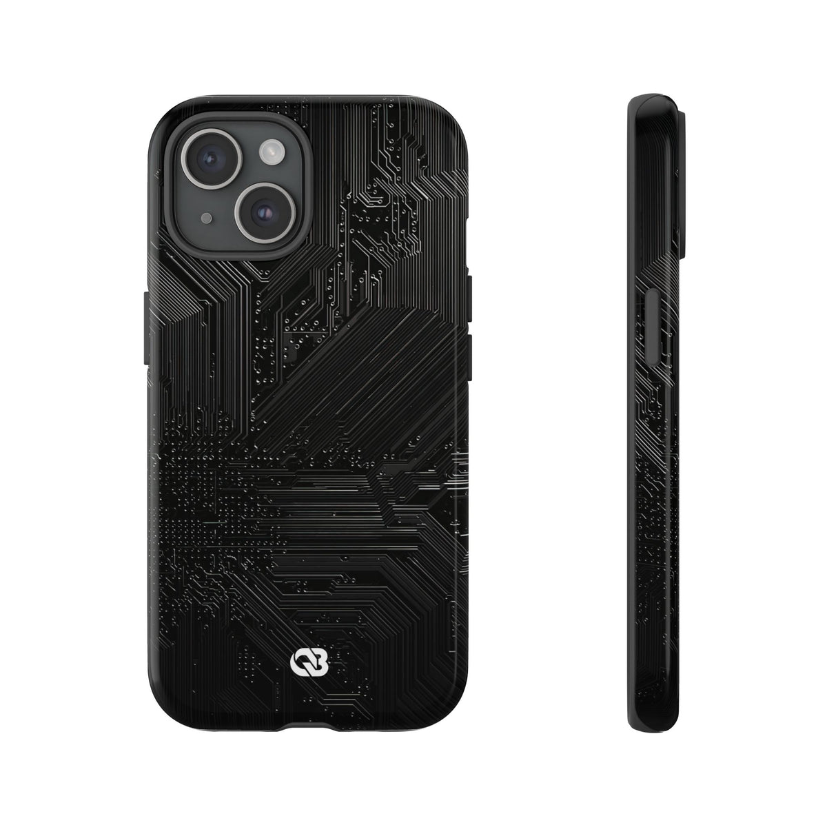 Obsidian Circuitry · Tough Phone Case for iPhone · Black