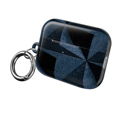 Faceted Slate · Hard Case for AirPods & AirPods Pro · Blue