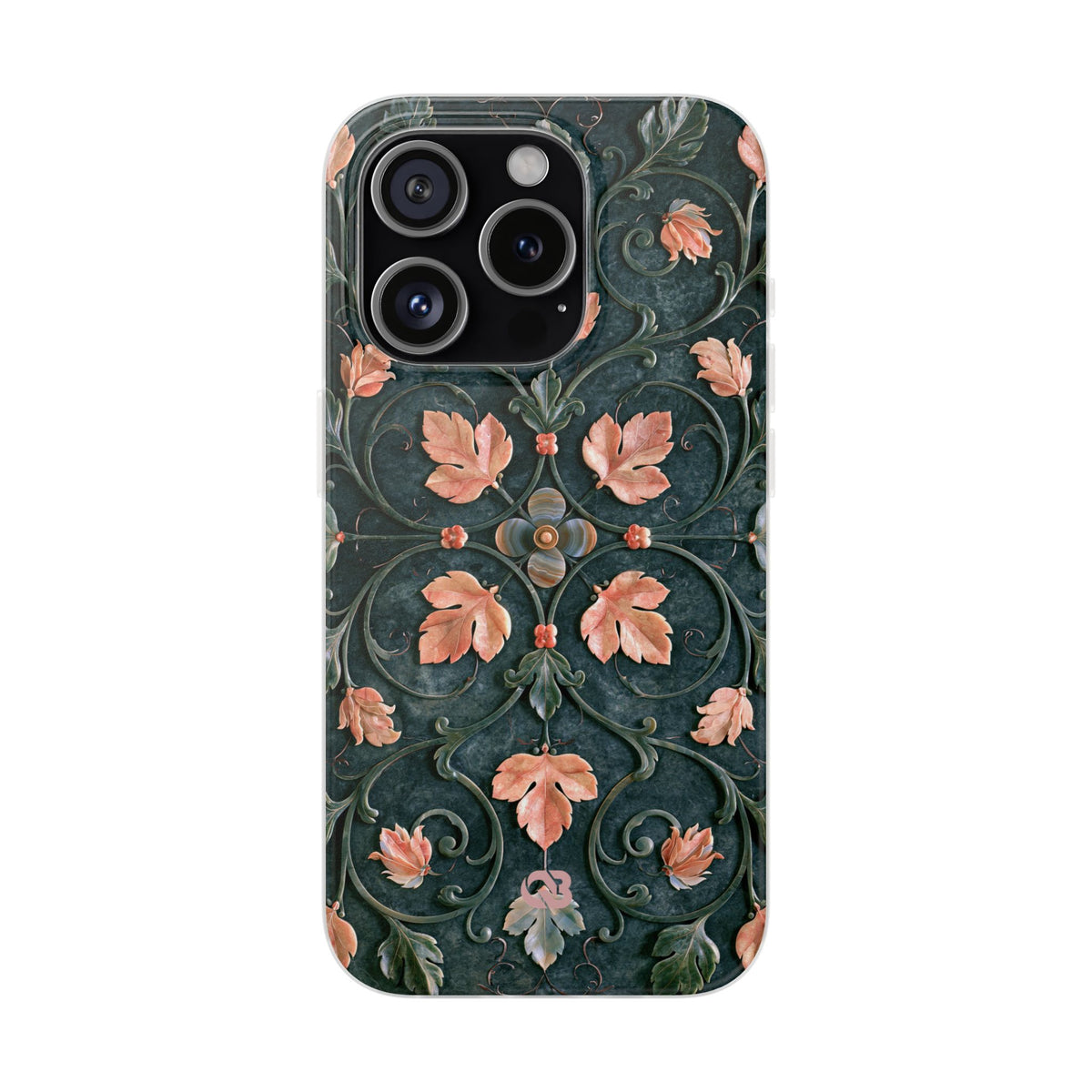 Florentine Rose Arabesque · Lite Phone Case for iPhone ·  Green