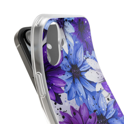 Ink Splatter Blooms · Soft Coque de téléphone pour iPhone