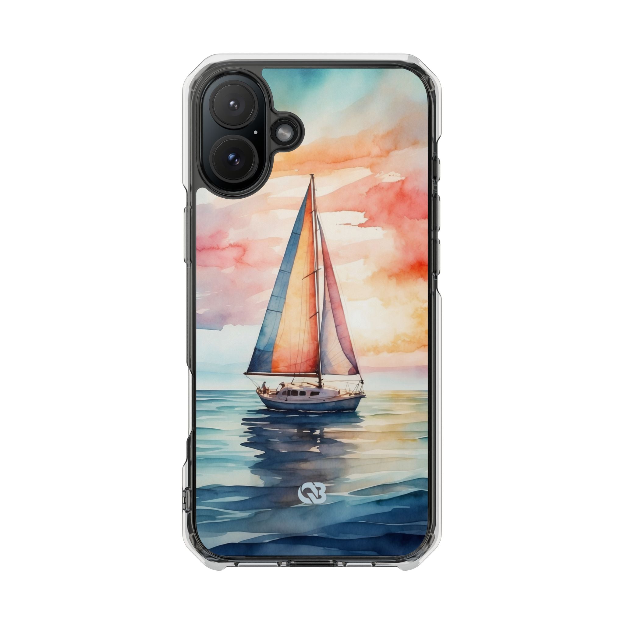 Crimson Horizon Sail · Impact Phone Case for iPhone · Magsafe