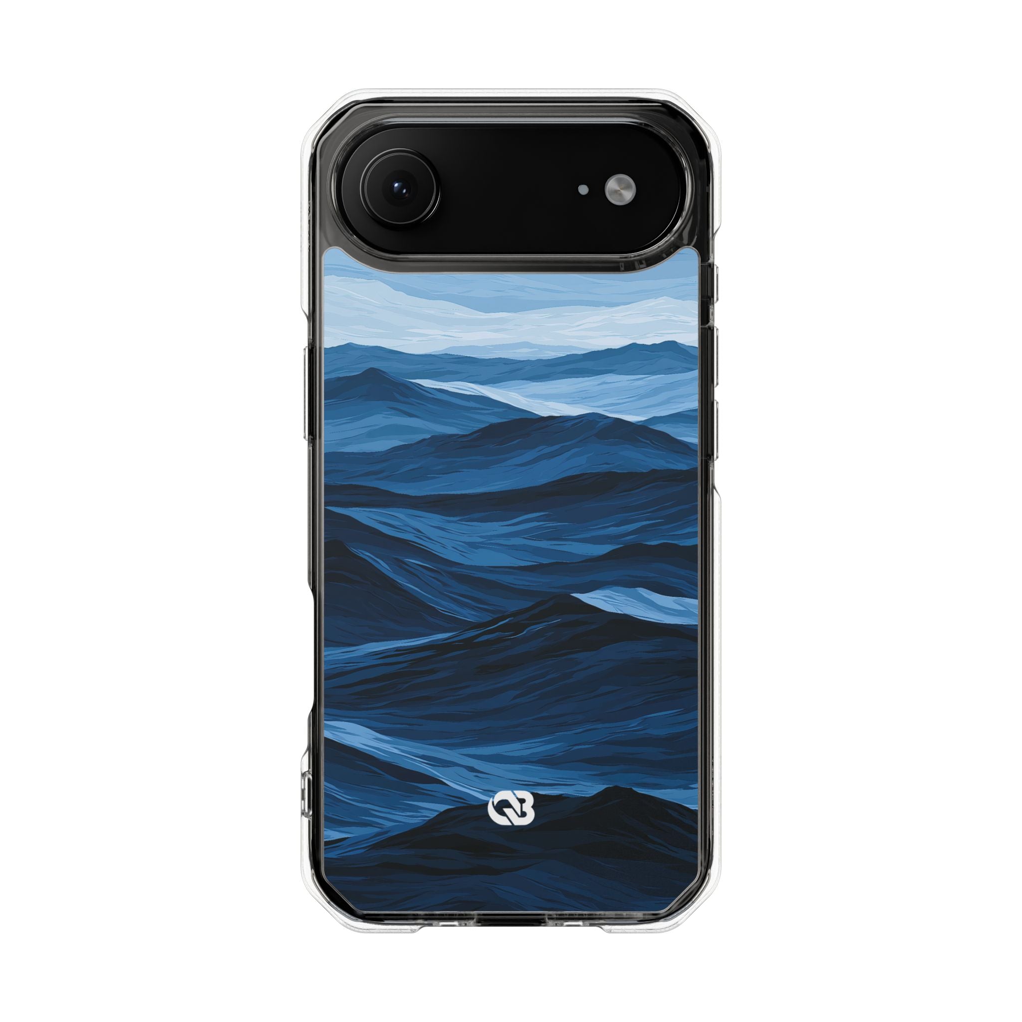 Blue Impact MagSafe Phone Case for iPhone - Cobalt Ridge Tides