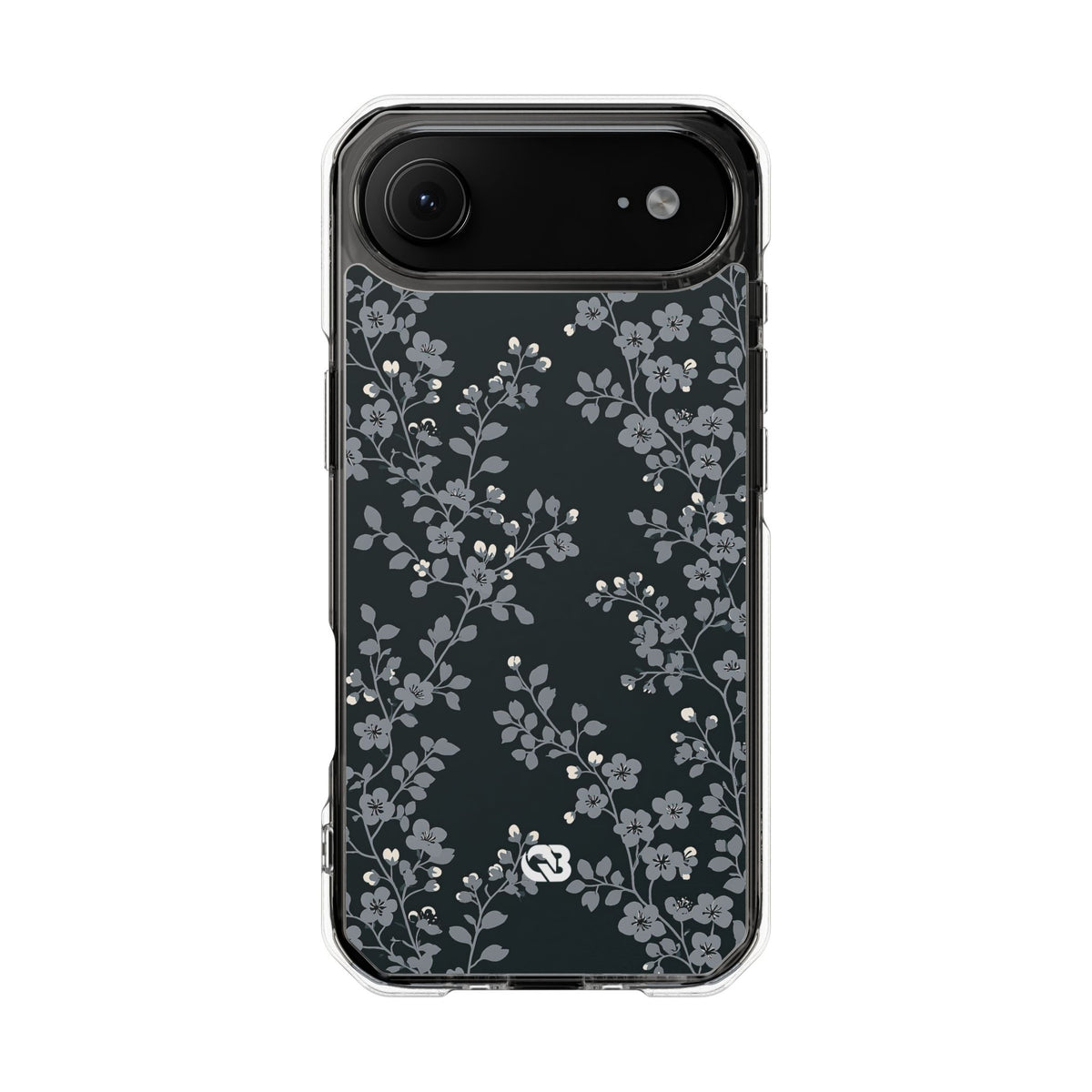 Nocturne Blossom Branch · Clear Impact Magnetic Phone Case for iPhone ·  Black