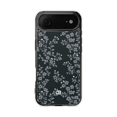 Nocturne Blossom Branch · Clear Impact Magnetic Phone Case for iPhone ·  Black