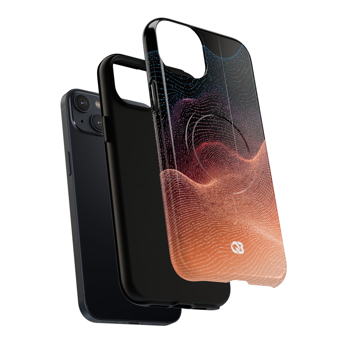 Spectral Elevation · Tough 2.0 Magnetic Phone Case for iPhone · Orange