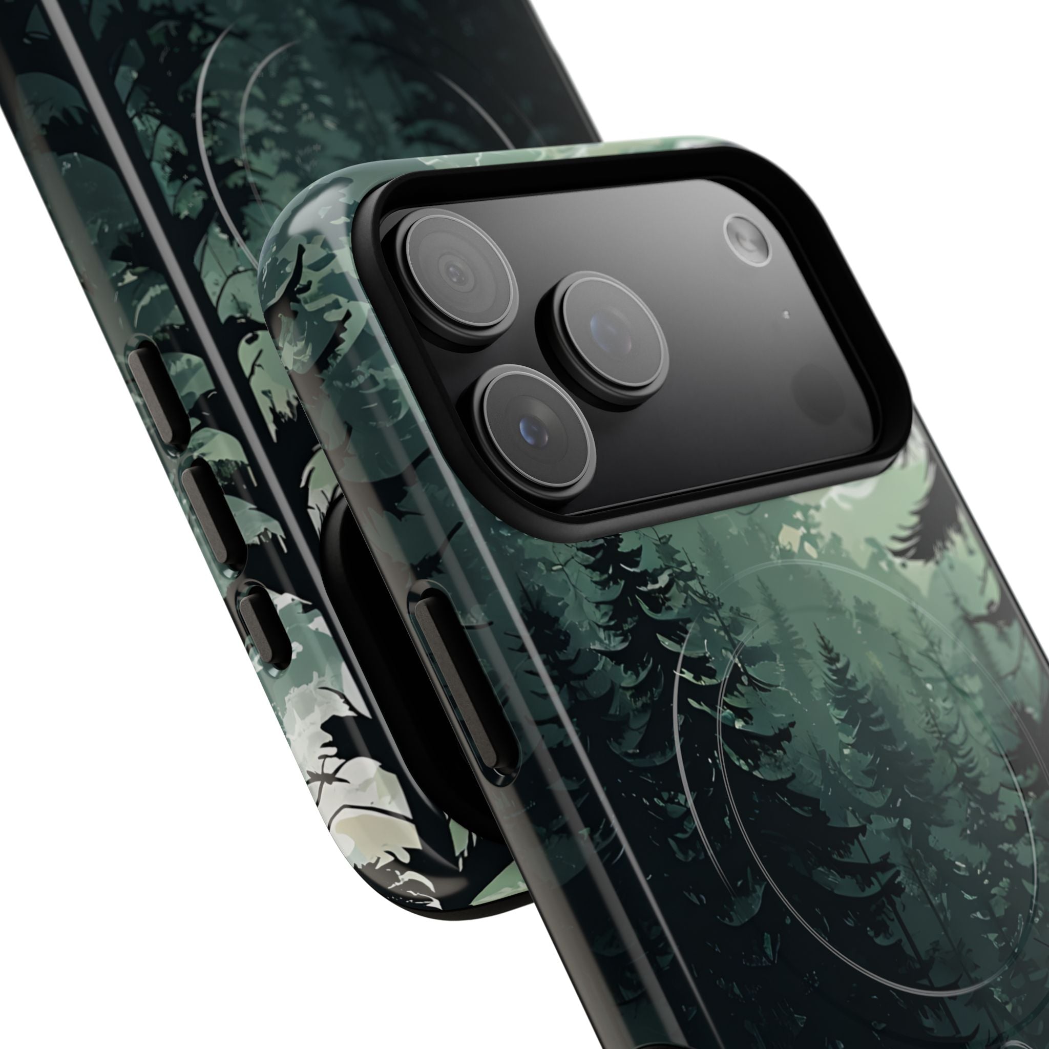 Misty Pine Shadow · Tough+ Phone Case for iPhone · Magsafe