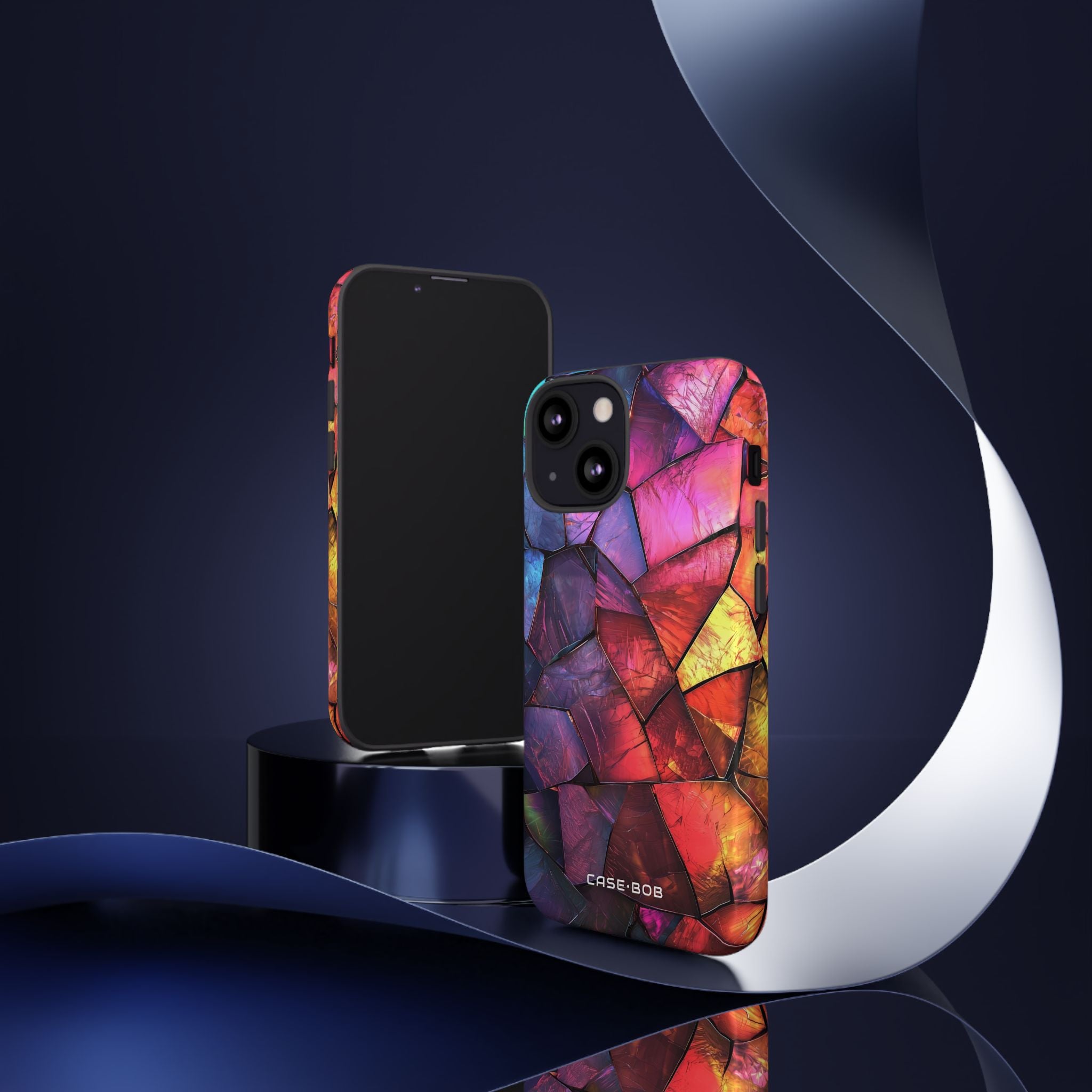 Cracked Prism iPhone 13 Mini Case - Tough