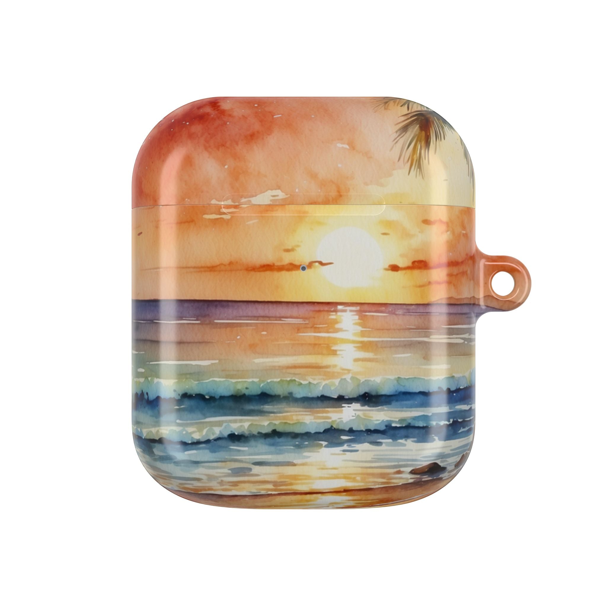 Golden Palm Sunset - AirPods Case