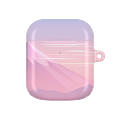 Alpine Twilight · Hard Case for AirPods & AirPods Pro · Pink