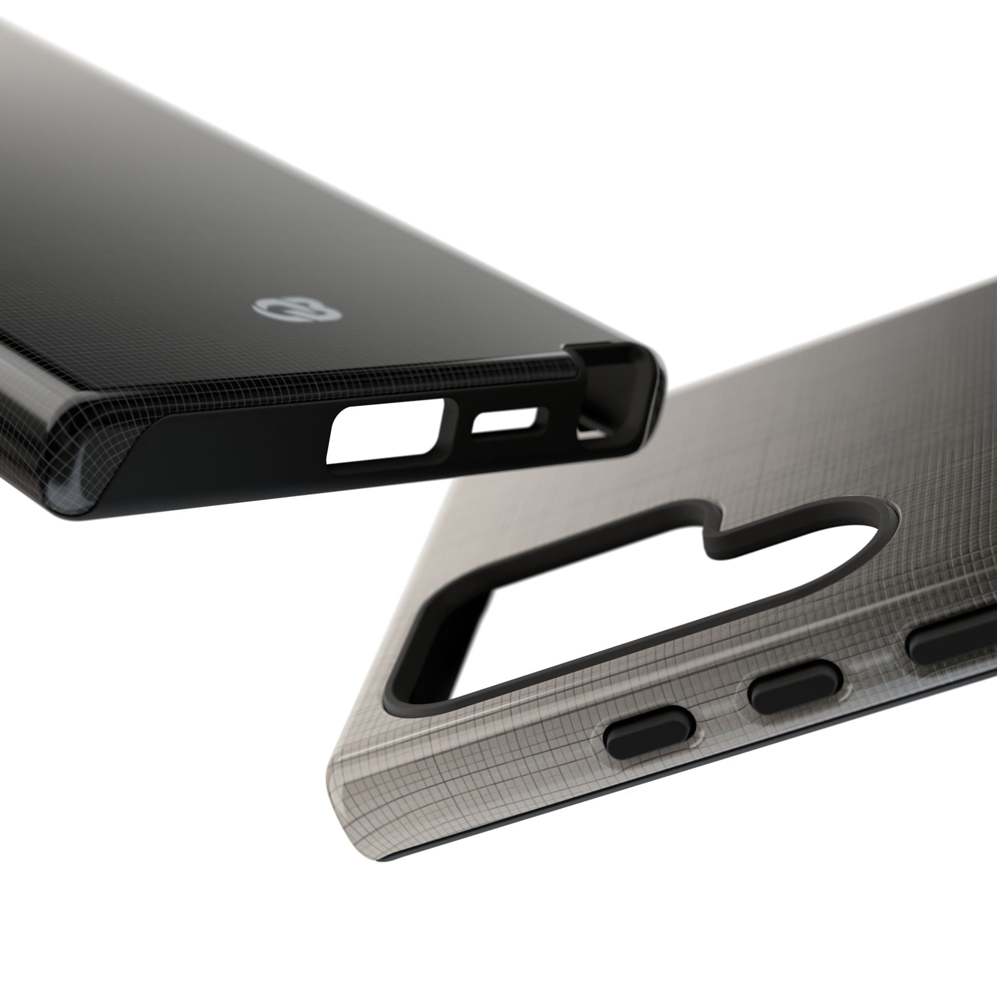Grey Tough Phone Case for Samsung - Faded Sand Mesh