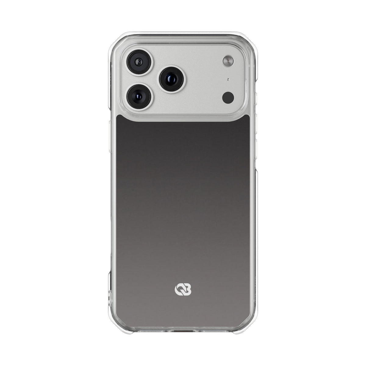 Obsidian Fade · Clear Impact Magnetic Phone Case for iPhone ·  Black