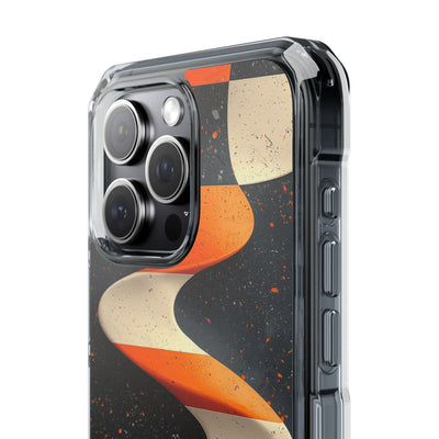 Orange Grit Twist · Impact Handyhülle für iPhone · Magsafe