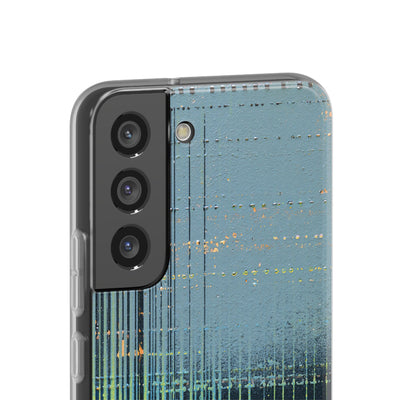Acid Raster Circuit · Lite Phone Case for Samsung · Teal