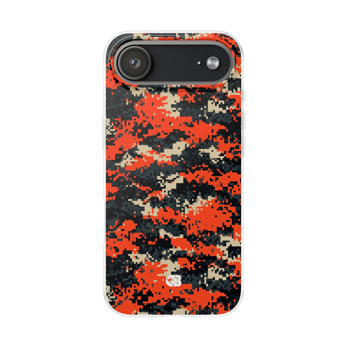 Signal Pixel Camo · Lite Phone Case for iPhone ·  Orange
