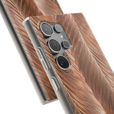 Rose Gold Weave · Lite Phone Case for Samsung · Brown