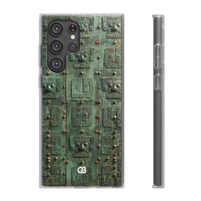 Dynastic Bronze Relief · Lite Phone Case for Samsung · Green