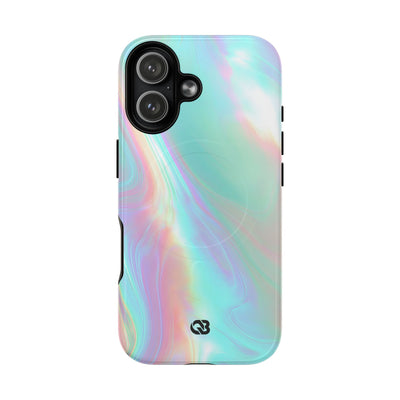 Prismatic Liquid Light · Tough 2.0 Magnetic Phone Case for iPhone · Teal