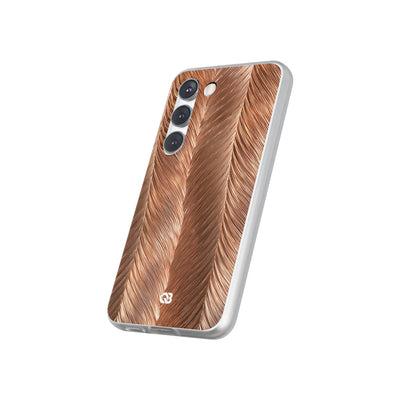 Rose Gold Weave · Lite Phone Case for Samsung · Brown