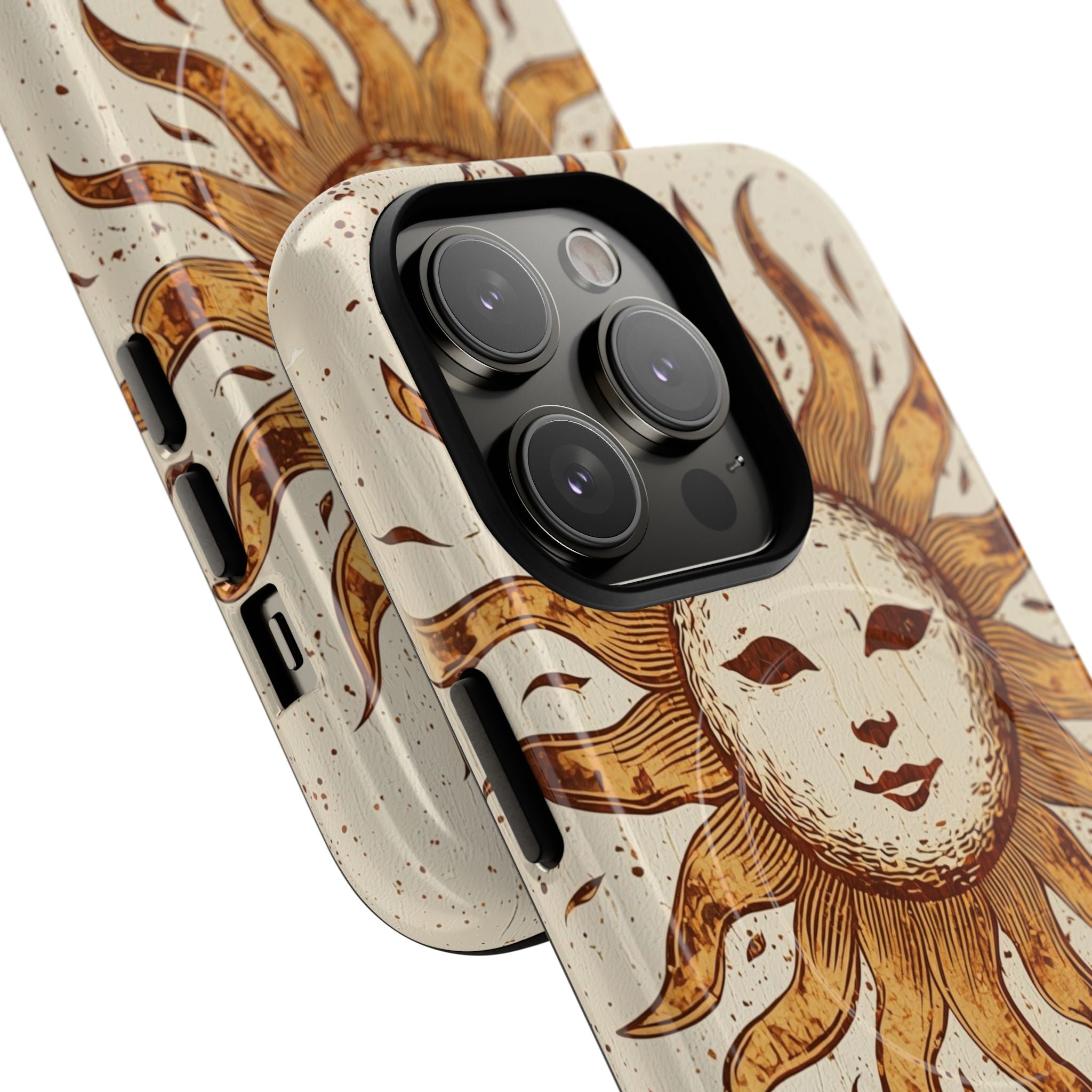 Rustic Solar Mask · Tough+ Phone Case for iPhone · Magsafe