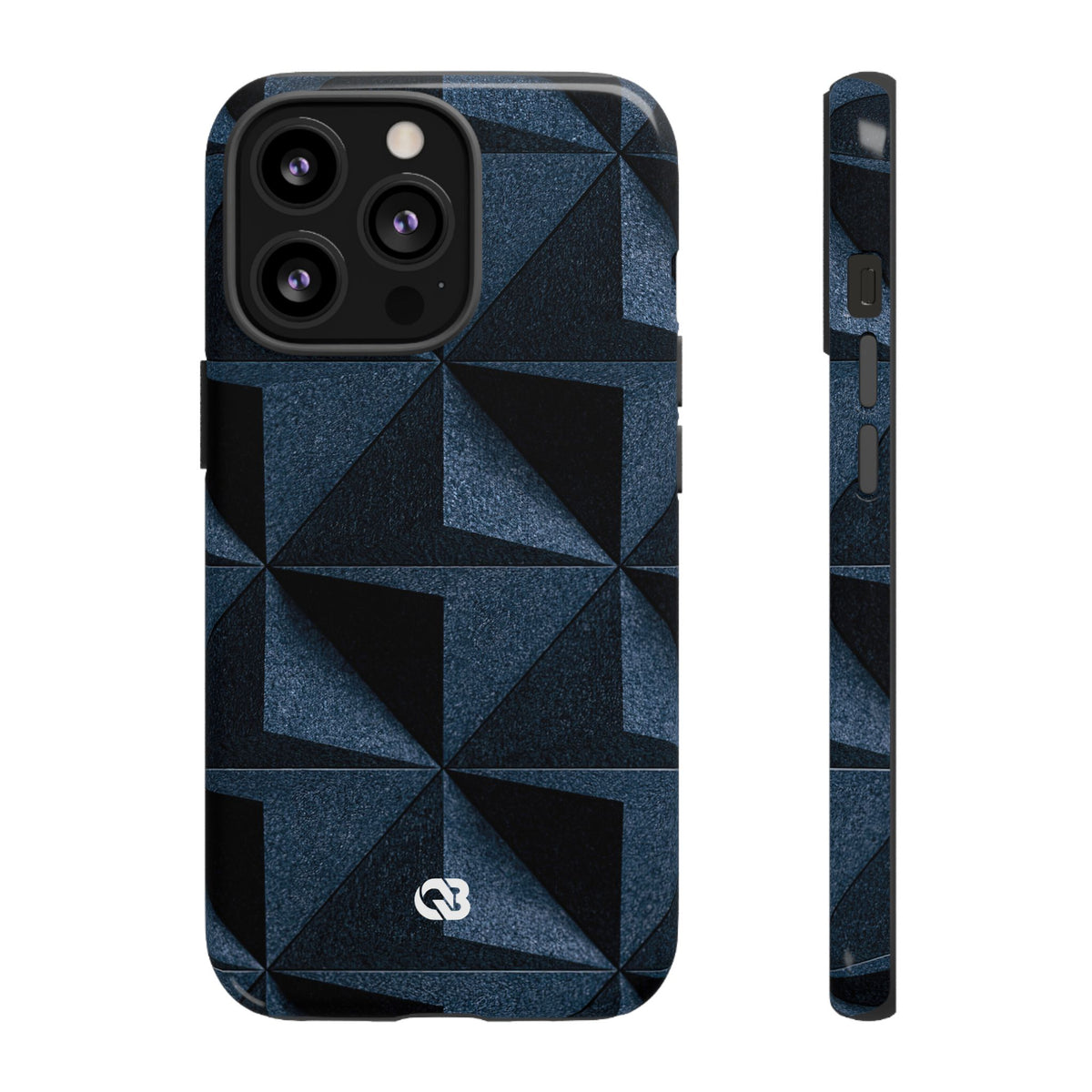 Faceted Slate · Tough Phone Case for iPhone · Blue