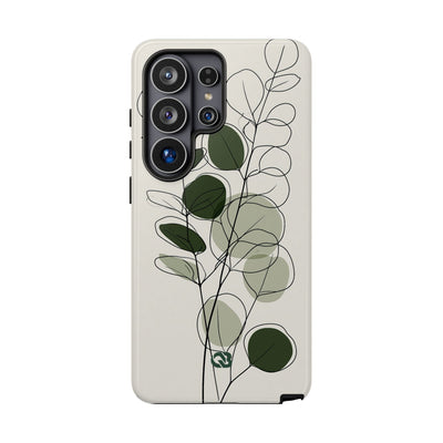 Eucalyptus Foliage Study · Tough Phone Case for Samsung · Green