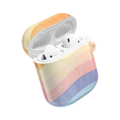 Pastel Regnbue Glød - AirPods Cover