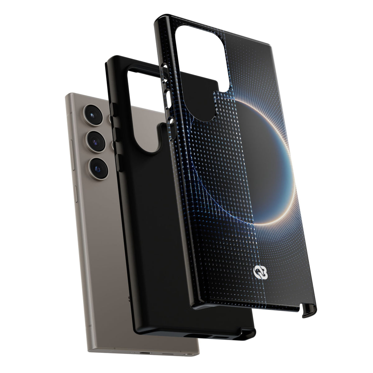 Luminous Meridian · Tough Phone Case for Samsung · Black