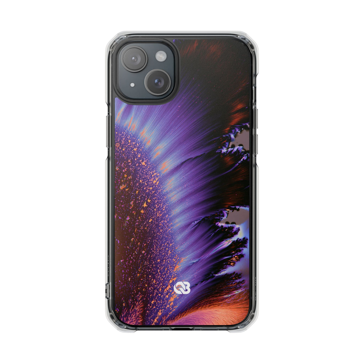 Ethereal Corona · Clear Impact Magnetic Phone Case for iPhone · Purple