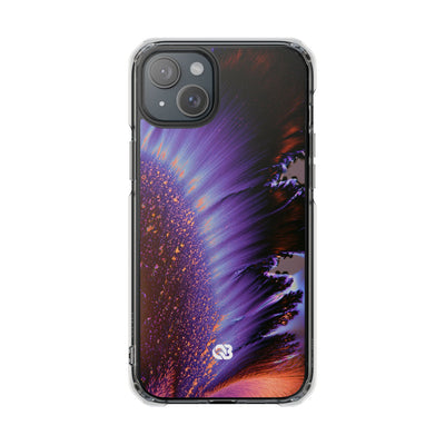 Ethereal Corona · Clear Impact Magnetic Phone Case for iPhone · Purple