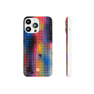 Chromatic Halftone Grid · Lite Phone Case for iPhone ·  Blue