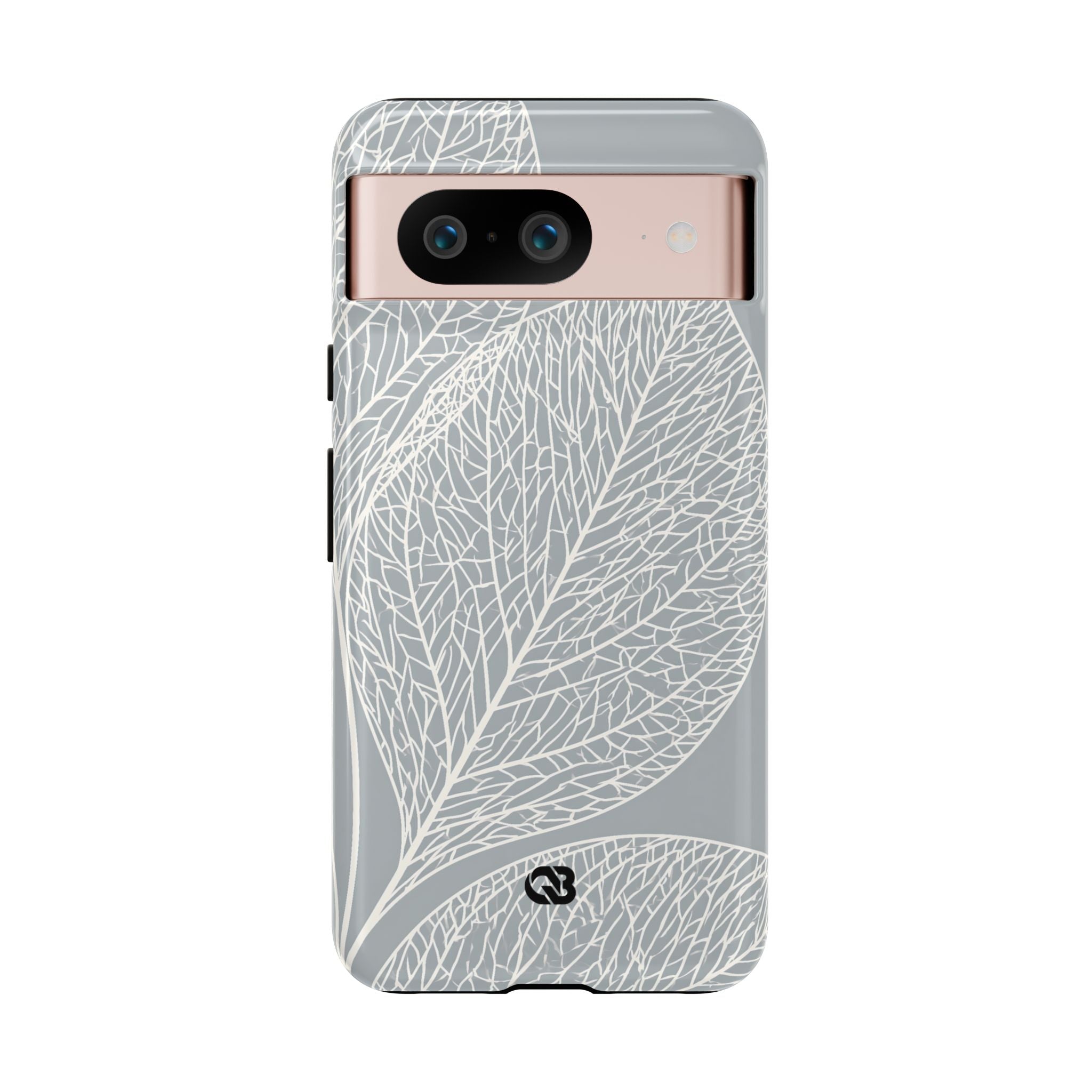 Grey Tough Phone Case for Google Pixel - Frosted Ash Veins