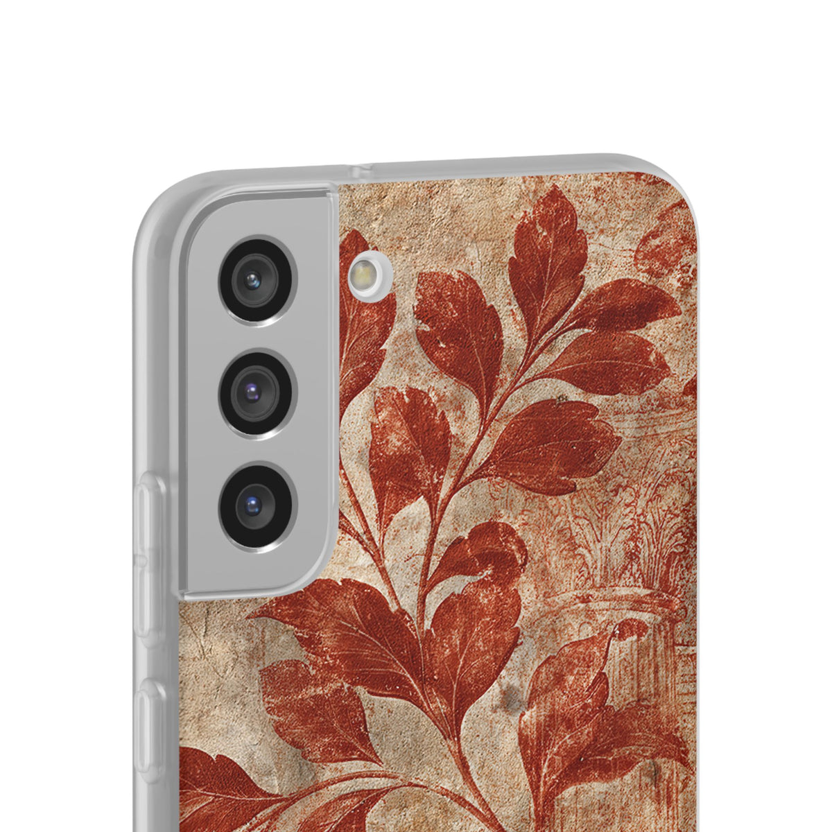 Terracotta Botanical Fresco · Lite Phone Case for Samsung · Red