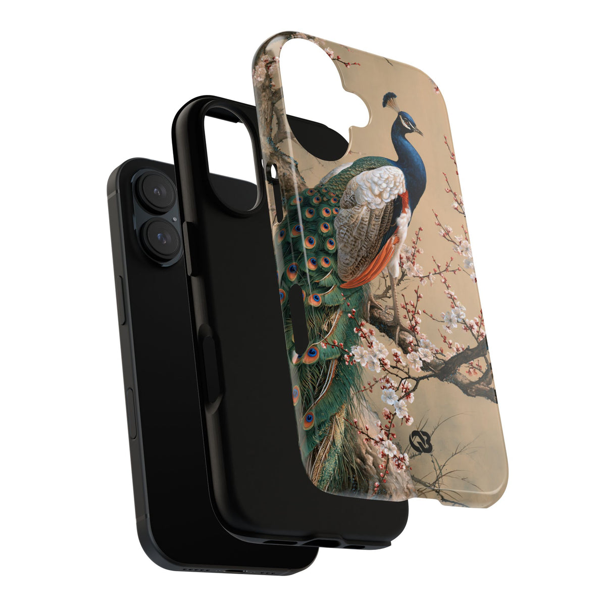 Imperial Peacock Blossom · Tough Phone Case for iPhone · Beige
