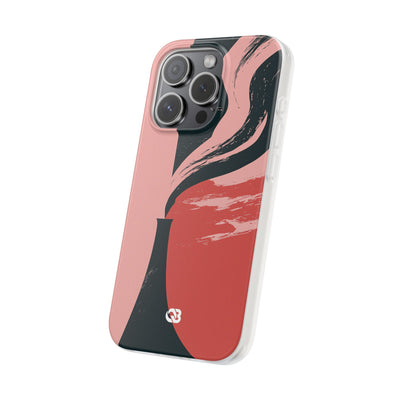 Pink Lite Phone Case for iPhone - Cinder Rose Plume