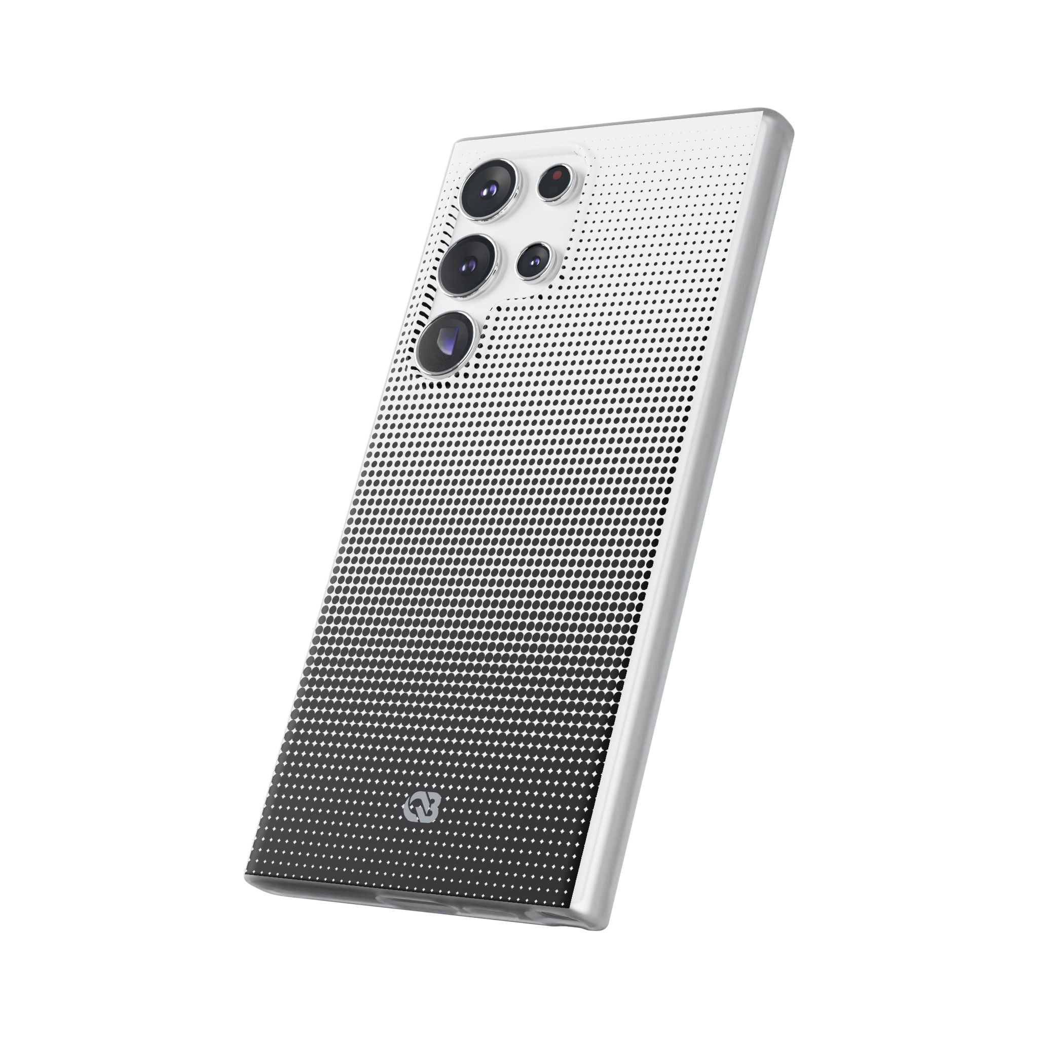 Black Lite Phone Case for Samsung - Obsidian Halftone Flux