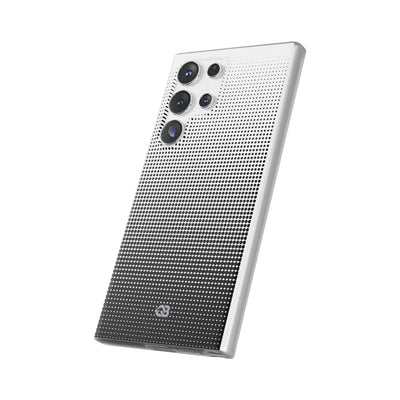 Black Lite Phone Case for Samsung - Obsidian Halftone Flux