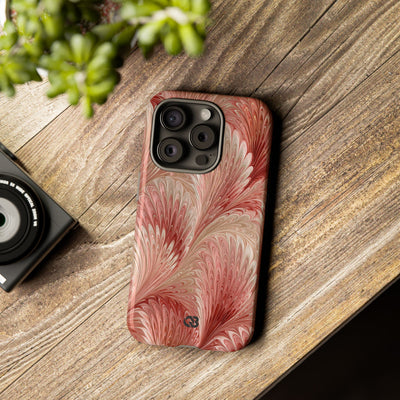 Blush Petal Plume · Tough Phone Case for iPhone · Pink