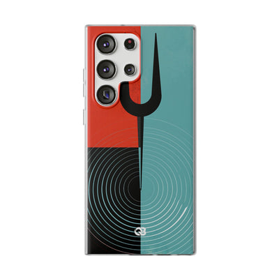 Teal Lite Phone Case for Samsung - Sonic Static Split