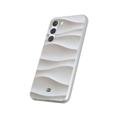 Sculpted Dune Relief · Lite Phone Case for Samsung · White