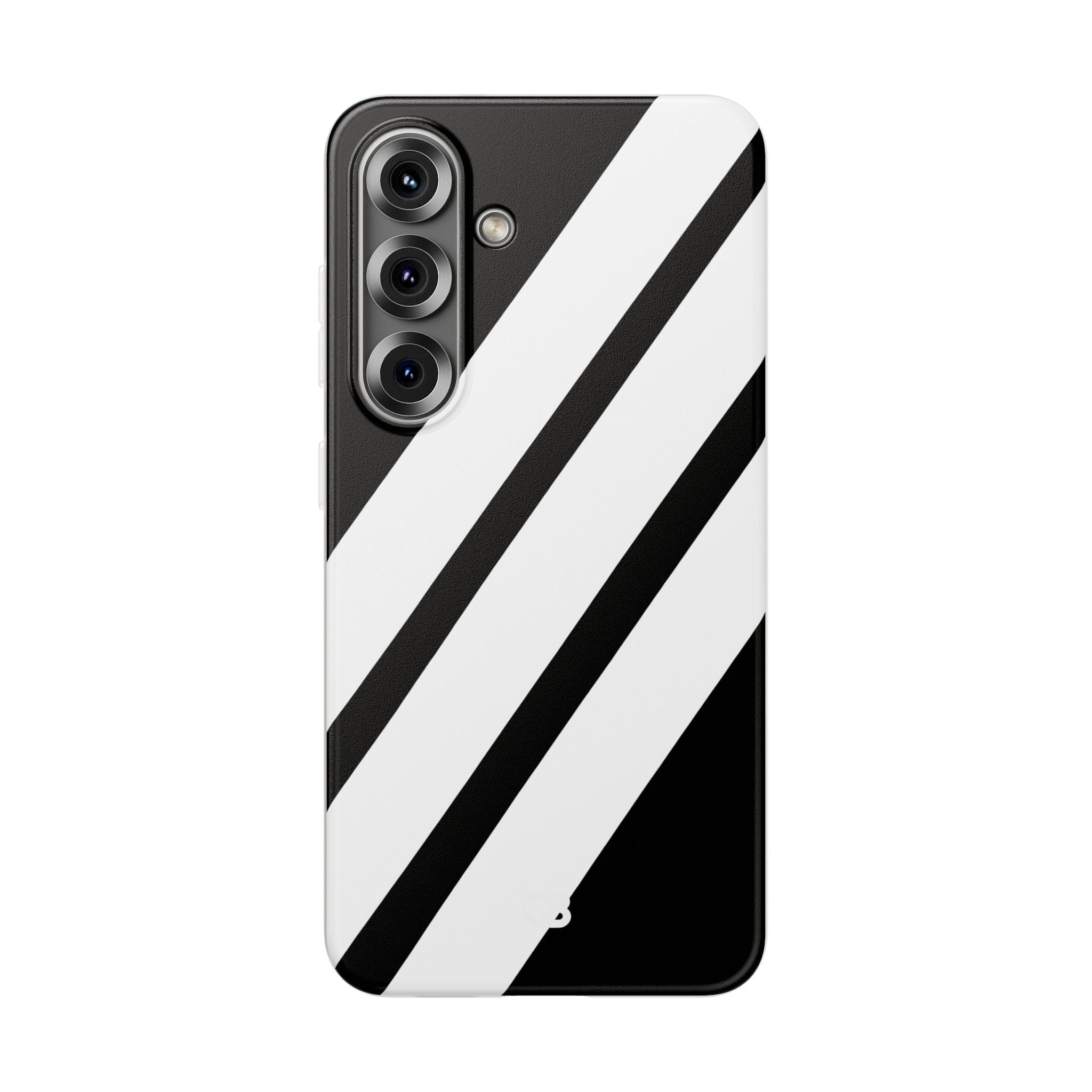 Obsidian White Bars · Soft Phone Case for Samsung