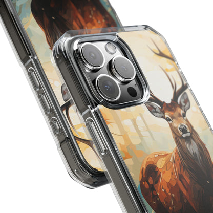 Glowing Stag iPhone 16 Pro Max Case - Impact - CASE•BOB